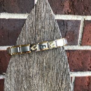 Western link charm bracelet by Dolceorc Italy